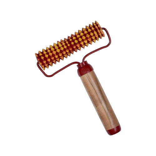 Manual Acupressure Energy Handle Wooden Roller Palm Massager Tools For Body Stress Health Care