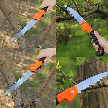 7"Blade Hand Pruning Saw With Safety Lock