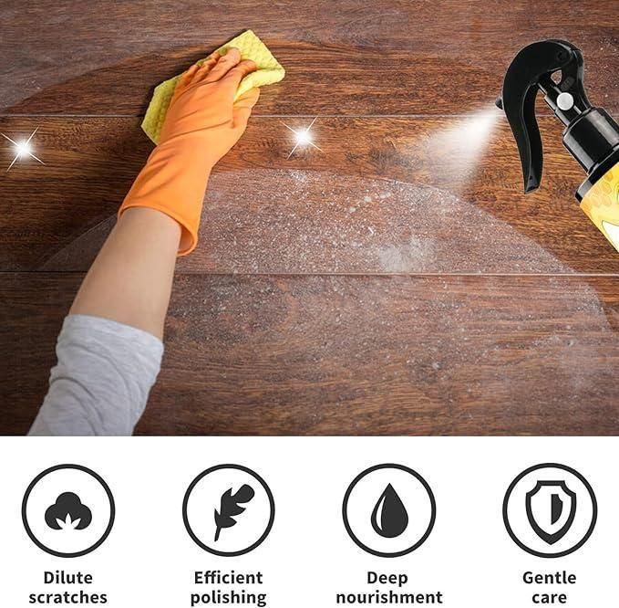 Natural Micro-Molecularized Beeswax Spray, Furniture Polish And Cleaner(Pack of 2)